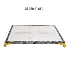 CBM-MP Nuevo estilo Mixed shell Mosaic placemat para la decoración de la mesa